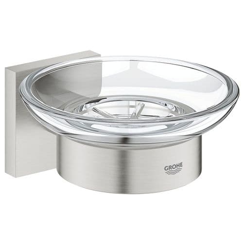Grohe Quickfix Start Cube Soap Dish with Holder Supersteel 41096DC0