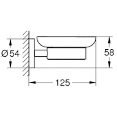 Grohe Quickfix Start Soap Dish with Holder Supersteel 41193DC0