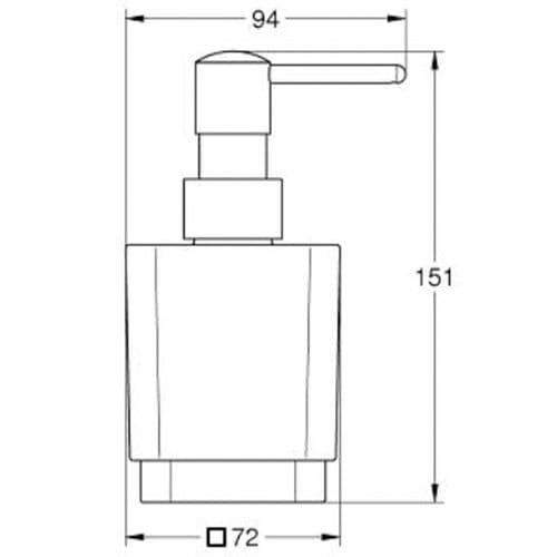 Grohe Selection Cube Soap Dispenser Phantom Black 102278KF00