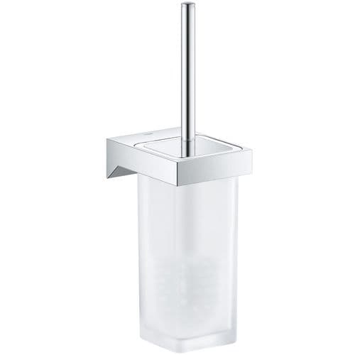 Grohe Selection Cube Toilet Brush Set Chrome 40857000