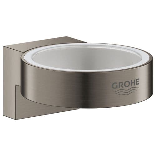 Grohe Selection Glass Soap Dish Holder Brushed Hard Graphite 41027AL0