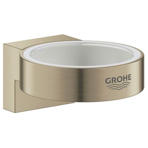 Grohe Selection Glass Soap Dish Holder Brushed Nickel 41027EN0