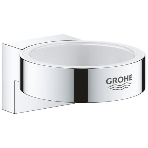 Grohe Selection Glass Soap Dish Holder Chrome 41027000