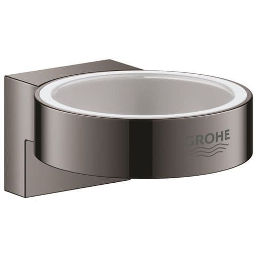 Grohe Selection Glass Soap Dish Holder Hard Graphite 41027A00