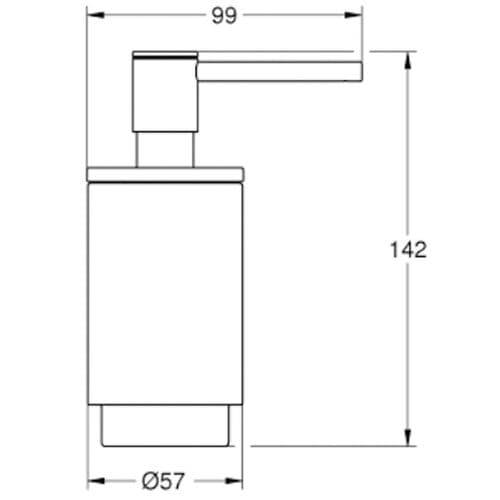 Grohe Selection Soap Dispenser Brushed Hard Graphite 41028AL0