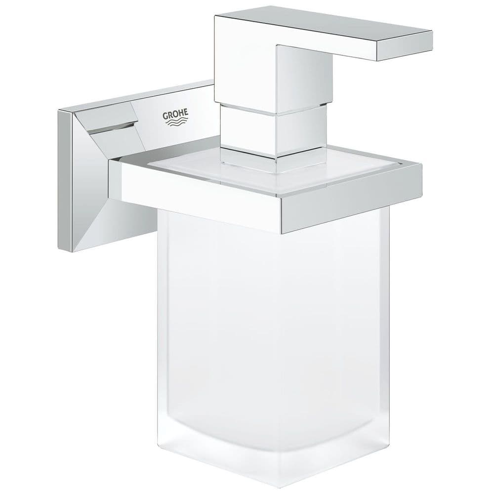 13485000 Grohe Spa Allure Brilliant Holder with Soap Dispenser Chrome 40494000