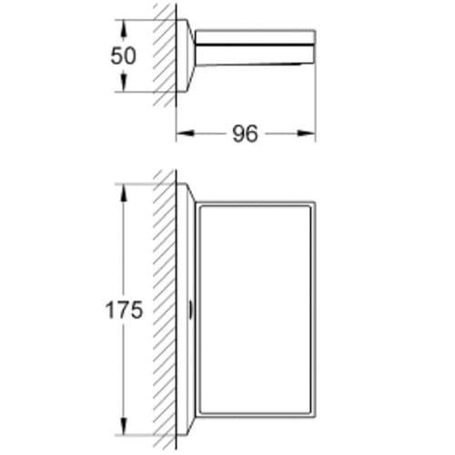 Grohe Spa Allure Brilliant Shelf with Soap Dish Chrome 40504000