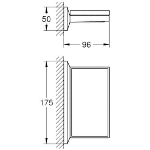 Grohe Spa Allure Brilliant Shelf with Soap Dish Chrome 40907000