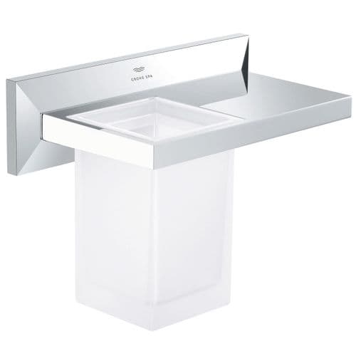 Grohe Spa Allure Brilliant Shelf with Tumbler Chrome 40906000