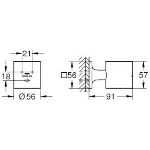 Grohe Spa Allure Glass Soap Dish Holder Chrome 40278001