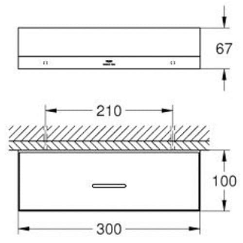 Grohe Spa Allure Shower Basket Brushed Cool Sunrise 40966GN1