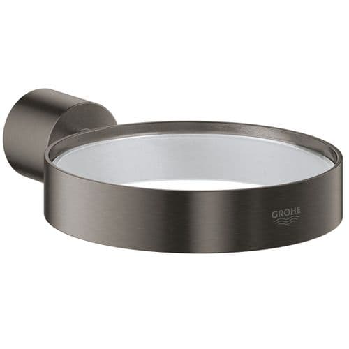 Grohe Spa Atrio Glass Soap Dish Holder Brushed Hard Graphite 40305AL3