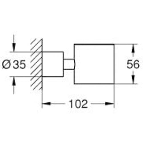 Grohe Spa Atrio Glass Soap Dish Holder Brushed Hard Graphite 40884AL0