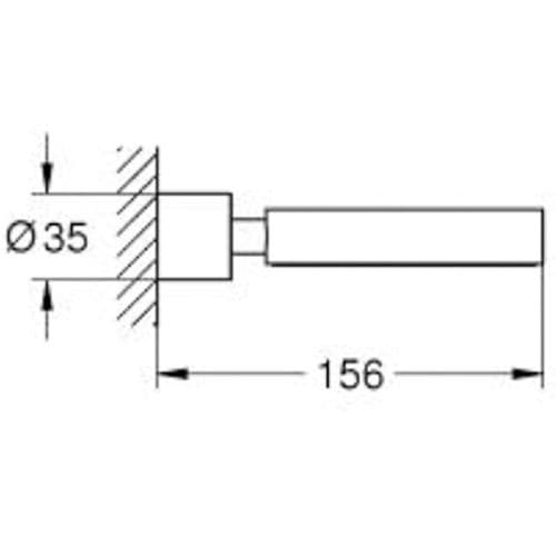 Grohe Spa Atrio Glass Soap Dish Holder Brushed Hard Graphite 40885AL0