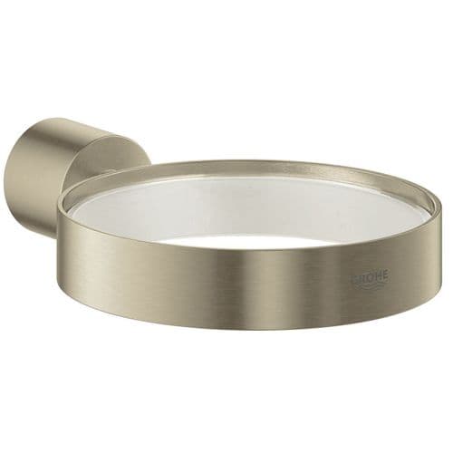 Grohe Spa Atrio Glass Soap Dish Holder Brushed Nickel 40305EN3