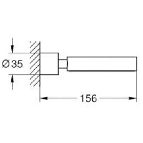 Grohe Spa Atrio Glass Soap Dish Holder Brushed Nickel 40305EN3