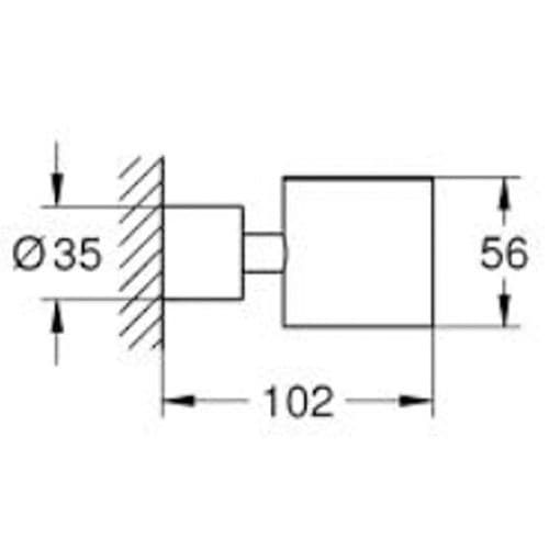 Grohe Spa Atrio Glass Soap Dish Holder Brushed Nickel 40884EN0