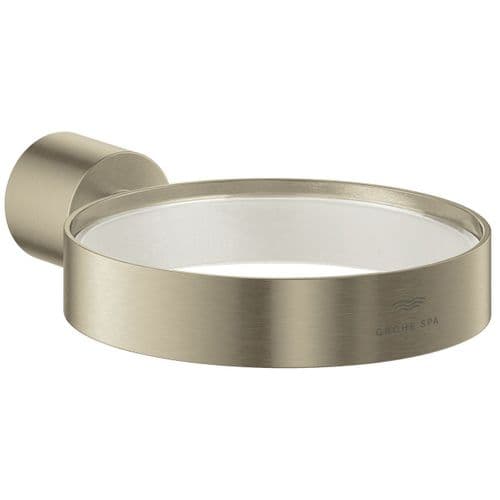 Grohe Spa Atrio Glass Soap Dish Holder Brushed Nickel 40885EN0