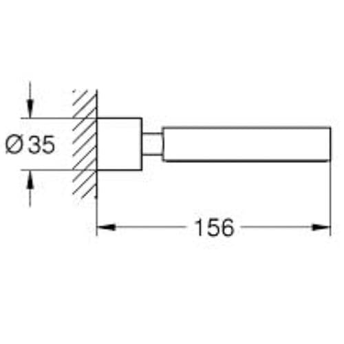 Grohe Spa Atrio Glass Soap Dish Holder Chrome 40305003