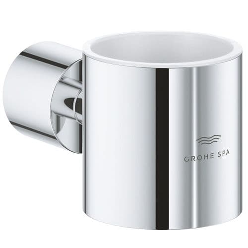 Grohe Spa Atrio Glass Soap Dish Holder Chrome 40884000