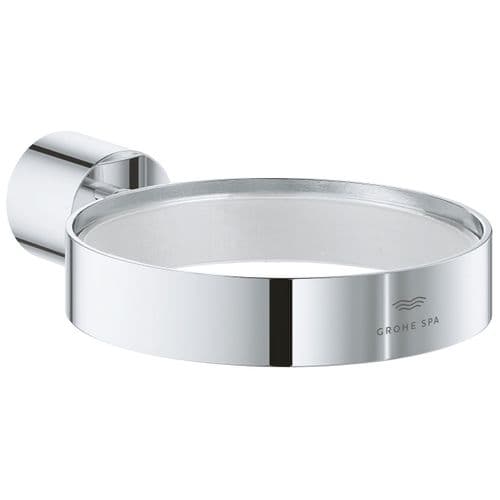 Grohe Spa Atrio Glass Soap Dish Holder Chrome 40885000