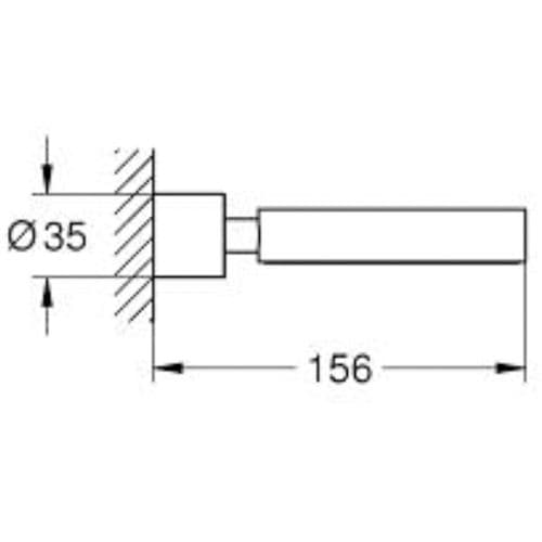 Grohe Spa Atrio Glass Soap Dish Holder Chrome 40885000