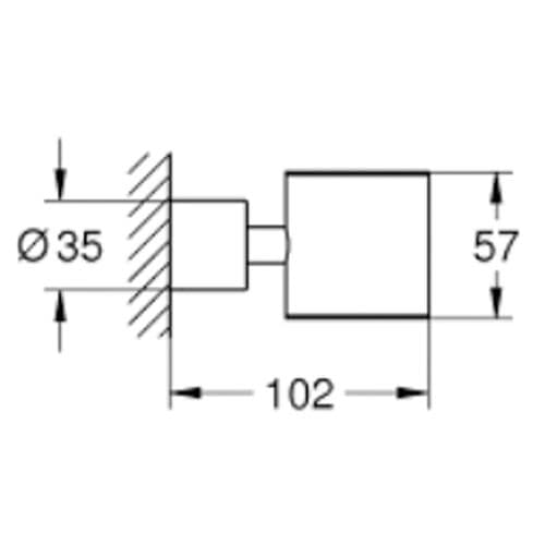 Grohe Spa Atrio Glass Soap Dish Holder Cool Sunrise 40304GL3
