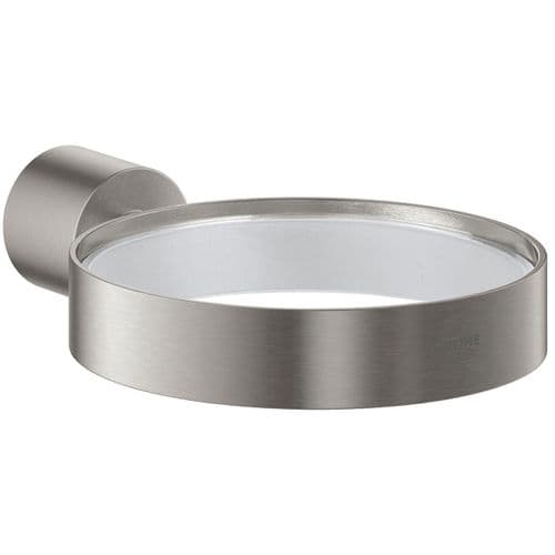 Grohe Spa Atrio Glass Soap Dish Holder Supersteel 40305DC3
