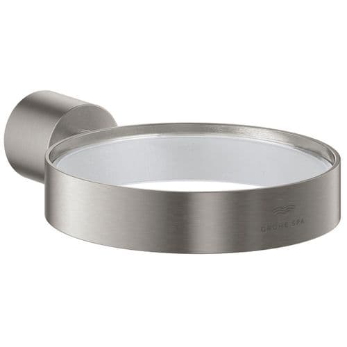 Grohe Spa Atrio Glass Soap Dish Holder Supersteel 40885DC0