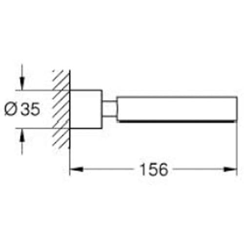 Grohe Spa Atrio Glass Soap Dish Holder Warm Sunset 40305DA3