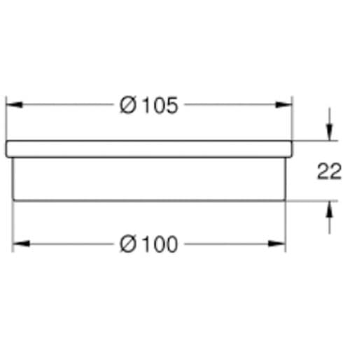 Grohe Spa Soap Dish Chrome 40883000
