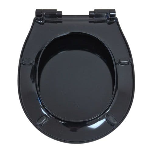 GSI Classic Soft Close Quick Release Toilet Seat & Cover Black MSC87CN20