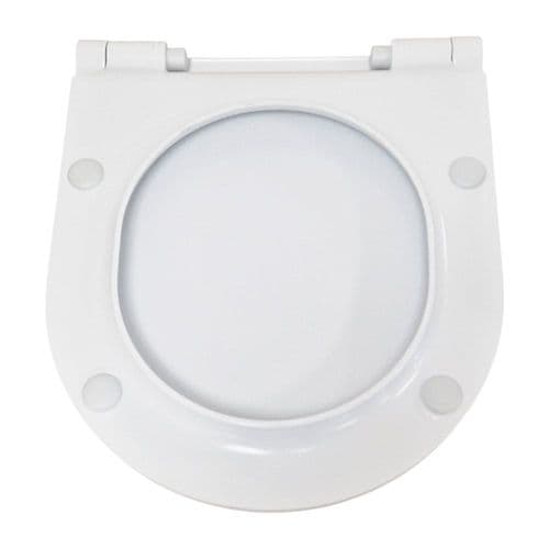 GSI Kube 45 Slim Soft Close Seat & Cover White MS76SN11