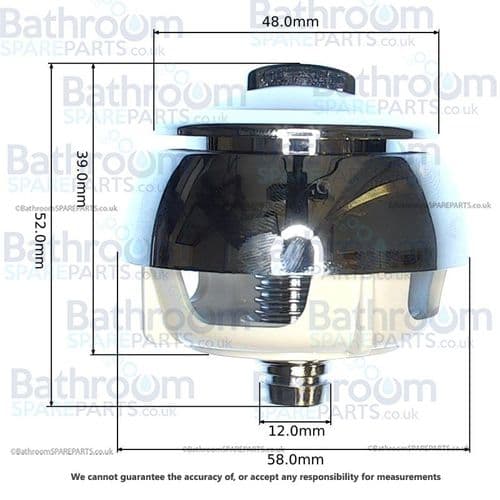 Gsi Panorama Dual Push Button for Optima 50 Cable Operated 34495009