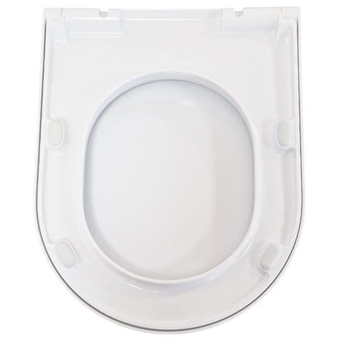 GSI Pura Soft Close Quick Release Toilet Seat & Cover White Gloss MS88C11