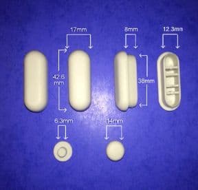 GSI Traccia Replacement Seat Buffer Set - PAR/14