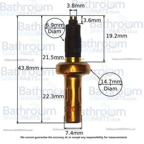Gummers Thermostat Piston Sleeve Assy SK740012