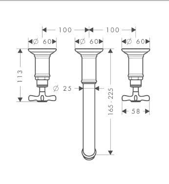 Hansgrohe Axor Montreux Polished Nickel Basin Mixer 16532830 Spare 