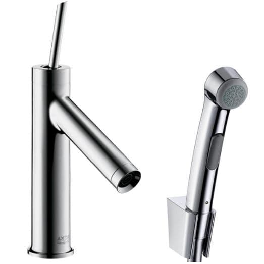 Hansgrohe Axor Starck Chrome 90 Basin Mixer With Hand Shower 10300000 ...