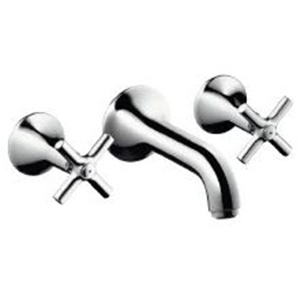 Hansgrohe Axor Terrano 3-Hole Basin Mixer Cross Handles & Short Spout ...