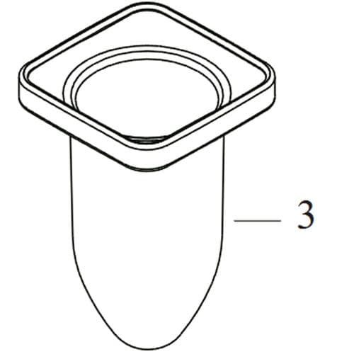 Hansgrohe Axor Urquiola Toilet Brush Glass Insert 95419000