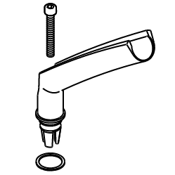 Hansgrohe Croma 100 Multi Hand Shower / Unica'Reno Shower Holder, Assy 95165000