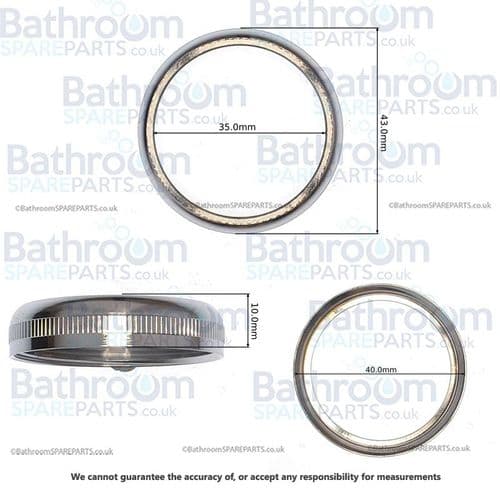 Hansgrohe Hand Nut 1¼" for Cup-shaped Trap 53951000