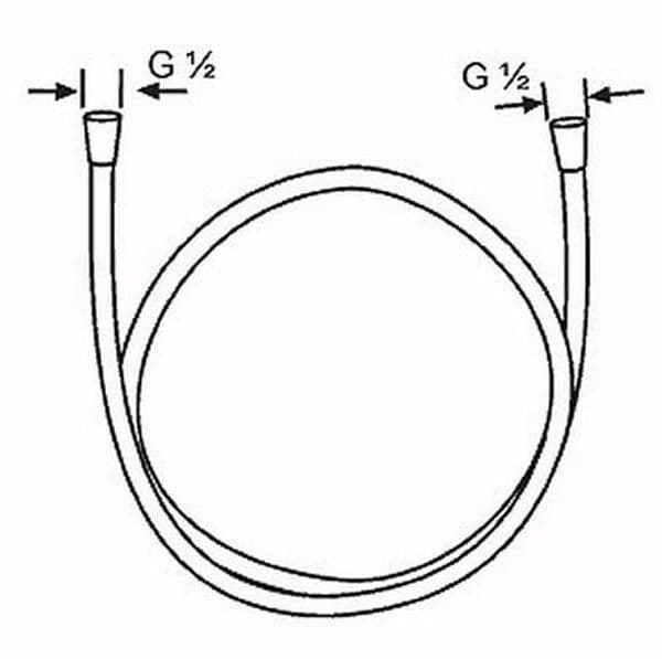 Hansgrohe Isiflex 1 25m Shower Hose 28272000