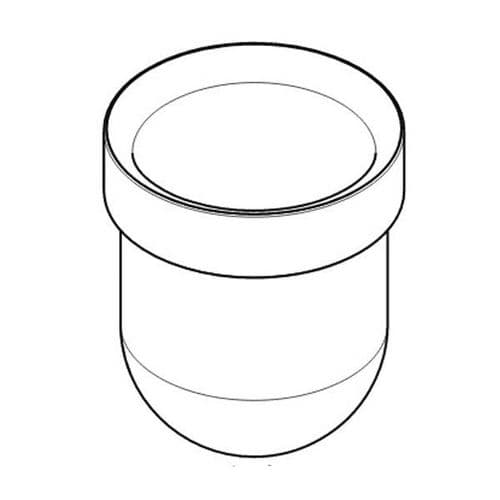 Hansgrohe Logis Classic Toilet Brush Holder Wall-Mounted 41632000 Ceramic Cup On Its Own 98547000