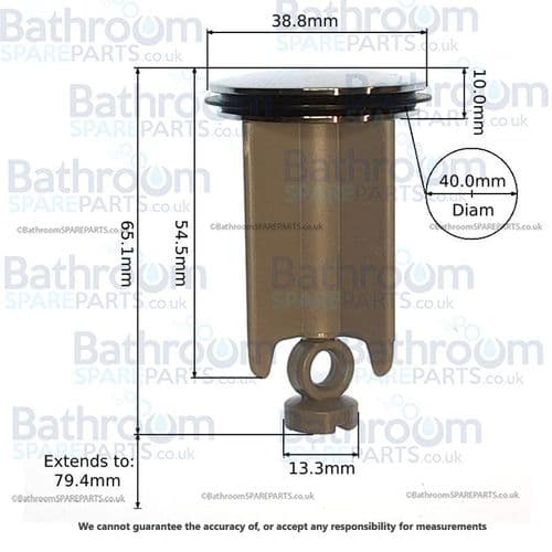 Hansgrohe Pop-Up Plug For Basin/Bidet - 96026000