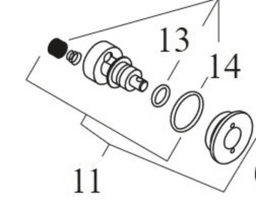 Hansgrohe Selector Assembly 96649000