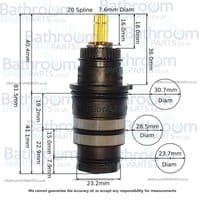 Hansgrohe Thermostat Cartridge 98282000