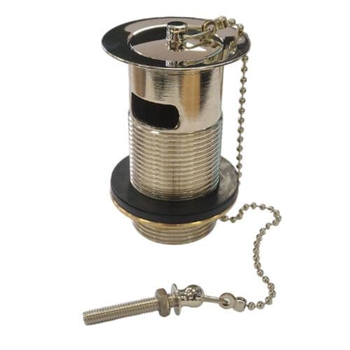 Heritage Basin Plug and Chain Vintage Gold THA10