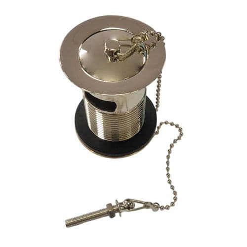 Heritage Basin Plug and Chain Vintage Gold THA10